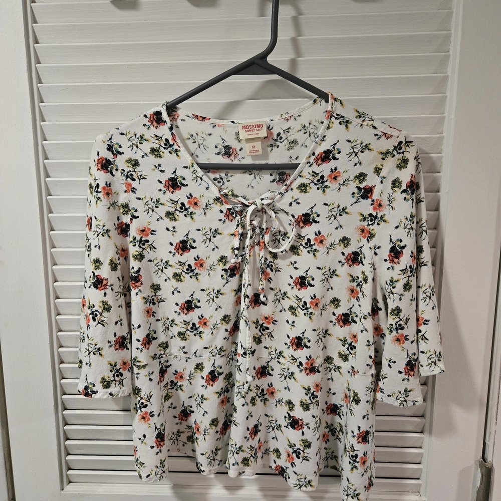 Mossimo Supply Co. Floral Blouse